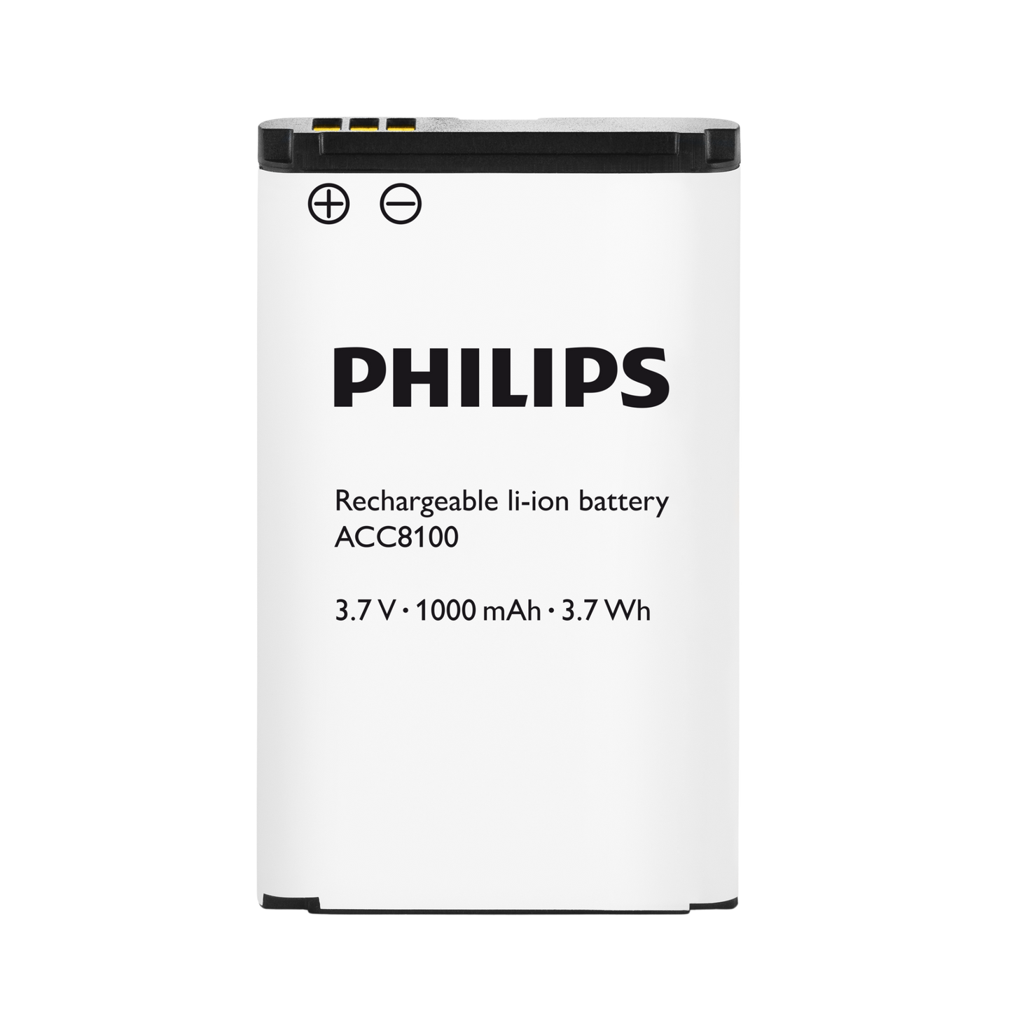 Philips Pocket Memo Battery - ACC8100 Li-ion Rechargeable Replacement