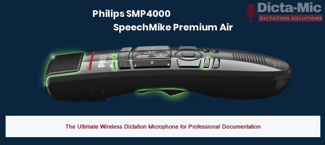 SpeechMike SMP4000: The Ultimate Wireless Dictation Microphone for Professional Documentation