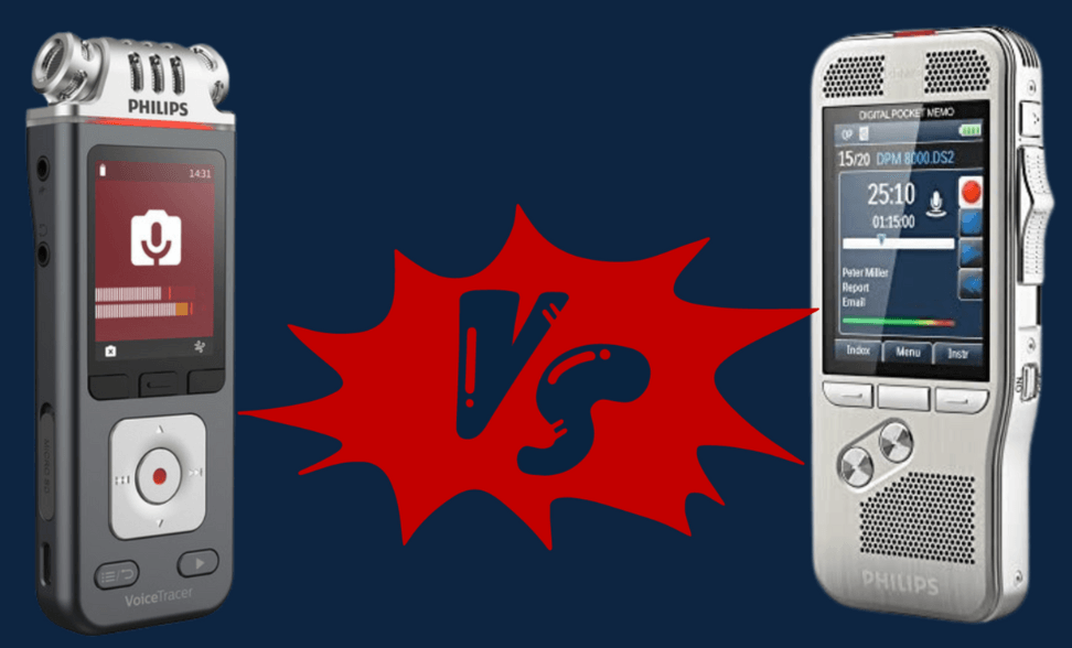 Digital Dictation Recorder vs. Digital Voice Recorder