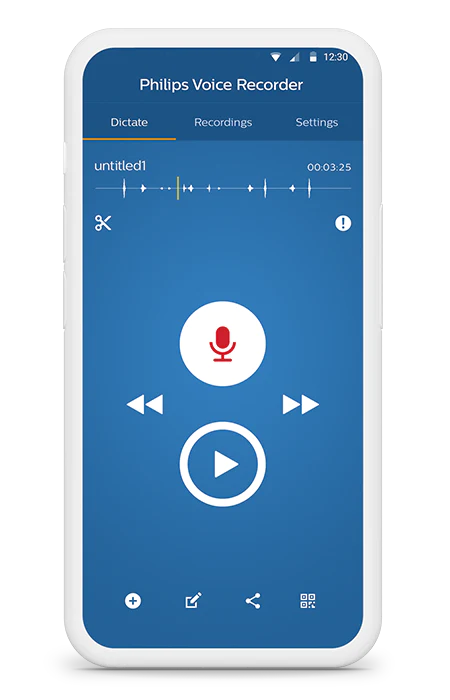 Philips SpeechLive Smartphone Dictation App