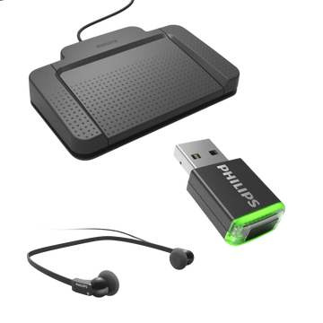 Dictation and transcription accessories