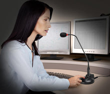 SoundTech USB Gooseneck Push-to-Talk Microphone