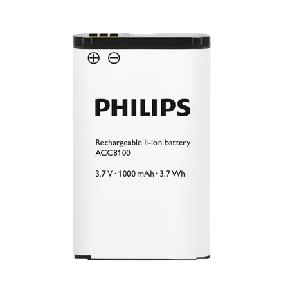 Philips Pocket Memo Battery - ACC8100 Li-ion Rechargeable Replacement