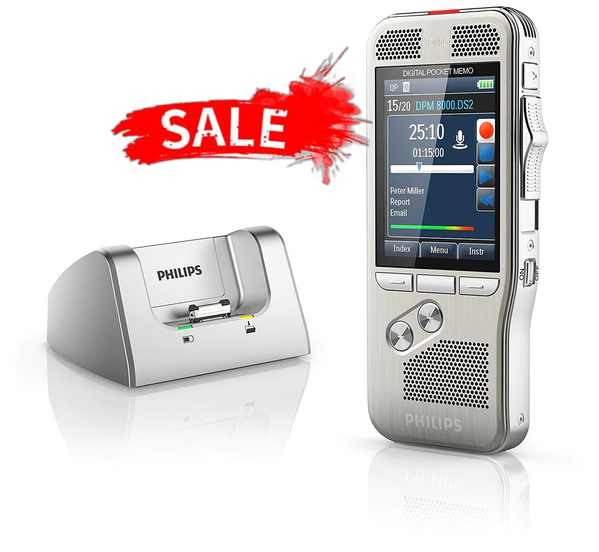 Philips DPM-8000 Professional Digital Pocket Memo