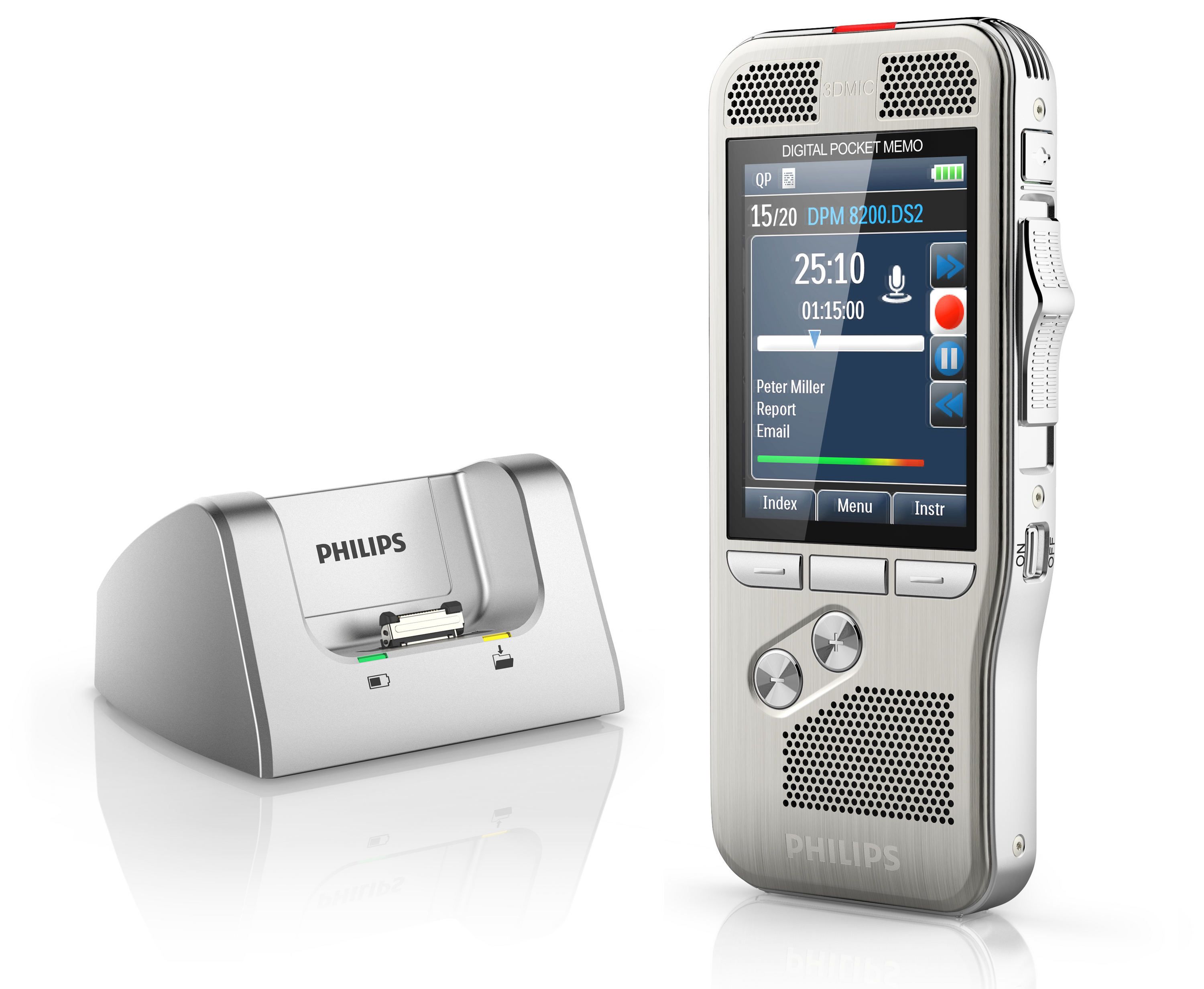Philips DPM-8000 Professional Digital Pocket Memo