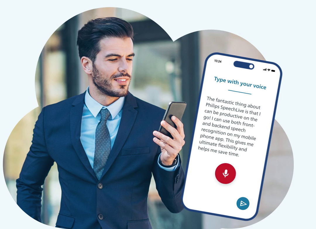 Philips SpeechLive Smartphone Dictation App