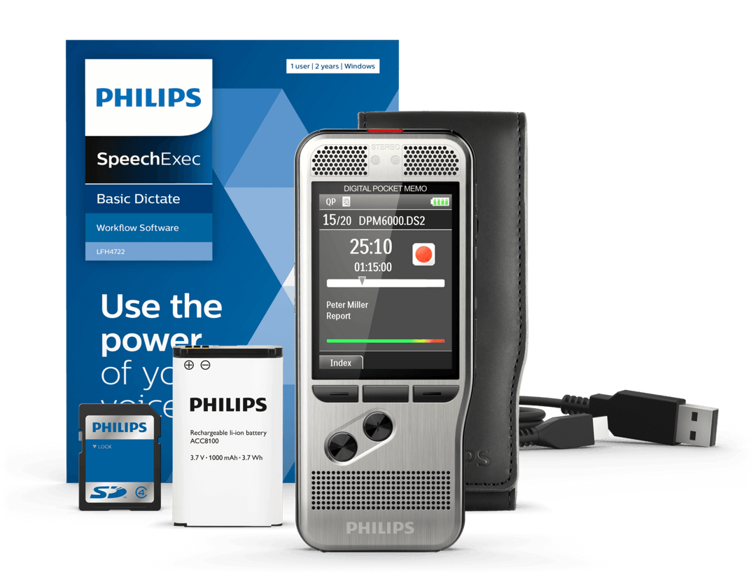 Philips DPM-6000 Digital Pocket Memo - Dictamic.com